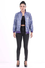 Women's Jacket (Blue Printed)