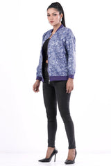 Women's Jacket (Blue Printed)