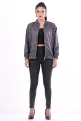 Women's Jacket (Grey Printed)