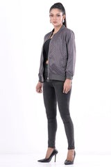 Women's Jacket (Grey Printed)
