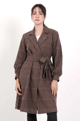 Women's Jacket (Brown Check)