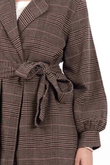 Women's Jacket (Brown Check)