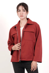 Women's Jacket (Maroon)
