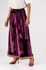 Women's Palazzo (Maroon)