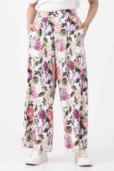 Women's Palazzo (Flower Print)