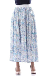 Women's Palazzo (White Printed)