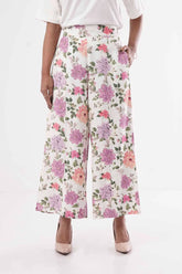 Women's Palazzo (Flower Print)