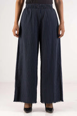 Women's Palazzo (Navy Stripe)