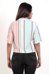 Women's Shirt (Stripe Print)