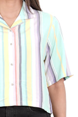 Women's Shirt (Stripe Print)