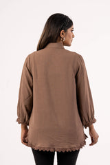 Women's Shirt (Wood Brown)
