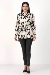 Women's Shirt (Black Printed)