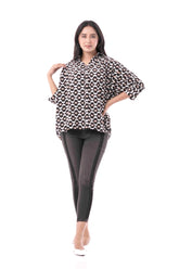 Women's Shirt (Black Printed)