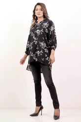 Women's Shirt (Black Printed)