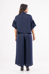 Women's Shirt (Set) (Navy)