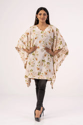Women's Kaftan (Beige Print)