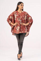 Women's Kaftan (Red Printed)