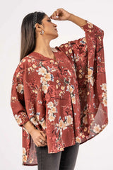 Women's Kaftan (Red Printed)