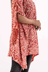 Women's Kaftan (Beige Print)