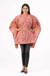 Women's Kaftan (Beige Print)