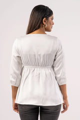 Women's Casual Tops (White)