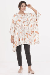 Women's Kaftan (Brown Print)
