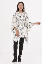 Women's Kaftan (Grey Printed)