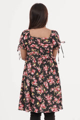 Women's Casual Tops (Black Printed)