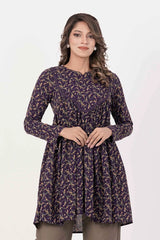 Women's Casual Tops (Purple Printed)