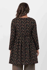 Women's Casual Tops (Black Printed)