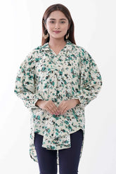 Women's Casual Tops (Green Printed)