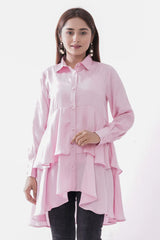 Women's Casual Tops (Lt. Pink)