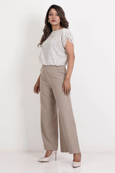 Women's Casual Tops (White Floral)