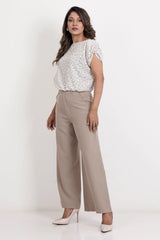 Women's Casual Tops (White Floral)