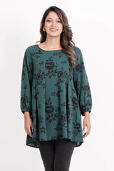 Women's Casual Tops (Green Printed)