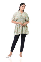 Women's Casual Tops (Sage Printed)