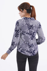 Women's Casual Tops (Navy Blue)