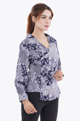 Women's Casual Tops (Navy Blue)