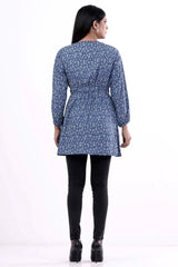 Women's Casual Tops (Blue Printed)