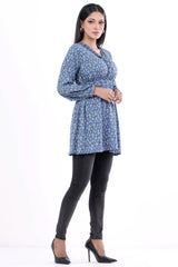 Women's Casual Tops (Blue Printed)