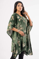 Women's Kaftan (Green Print)
