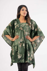 Women's Kaftan (Green Print)