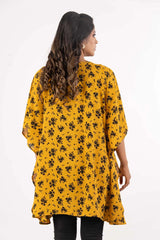 Women's Kaftan (Yellow Printed)
