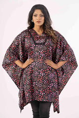 Women's Kaftan (Black Printed)