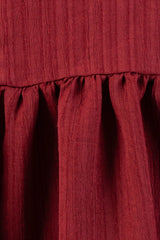 Women's Casual Tops (Maroon)
