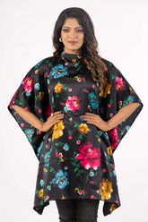 Women's Kaftan (Black Printed)