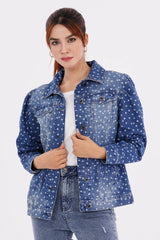 Women's Denim Jacket (Medium Wash)