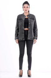 Women's Denim Jacket (Dark Wash)