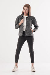 Women's Denim Jacket (Dark Wash)