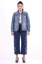 Women's Denim Jacket (Medium Wash)